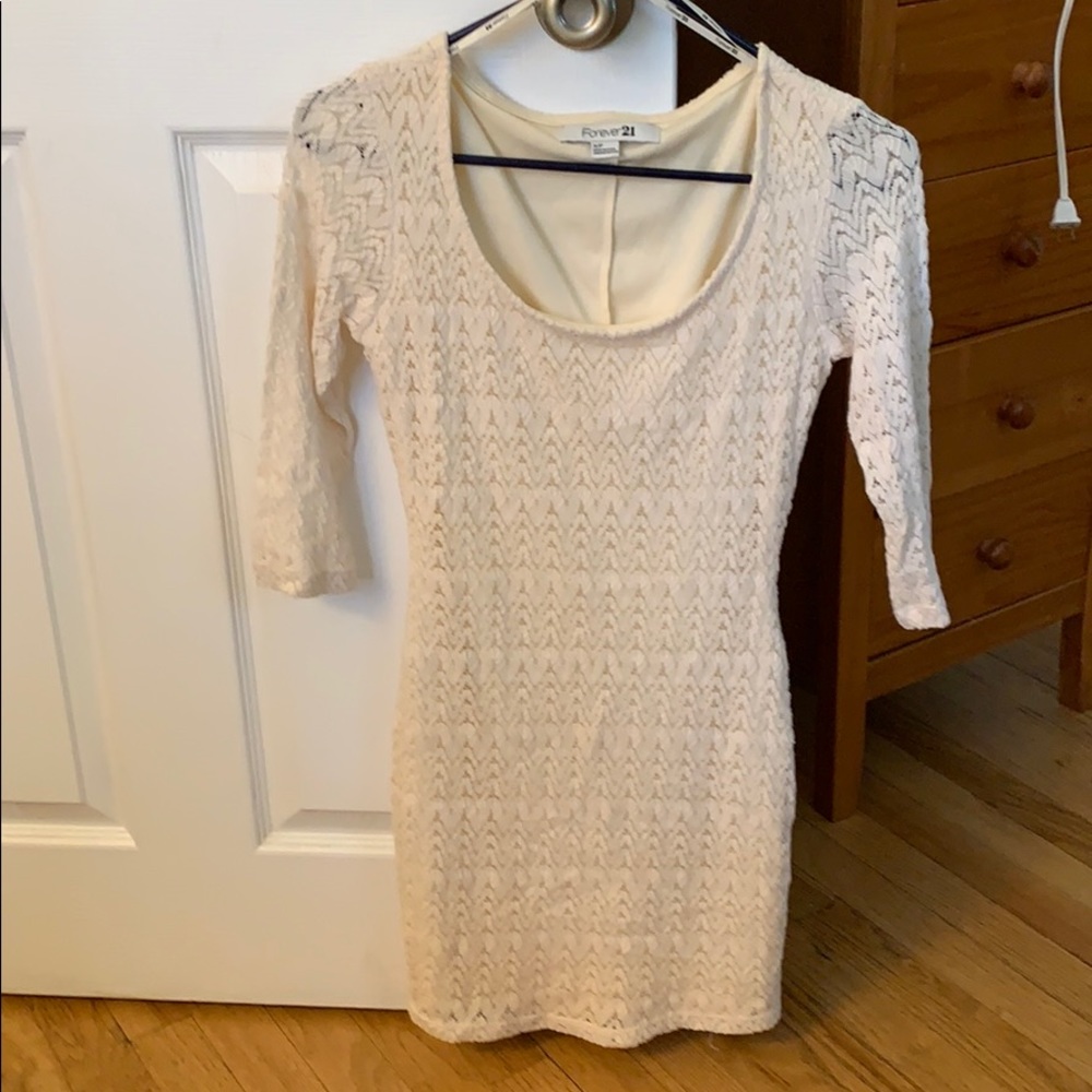 lace fitted dress